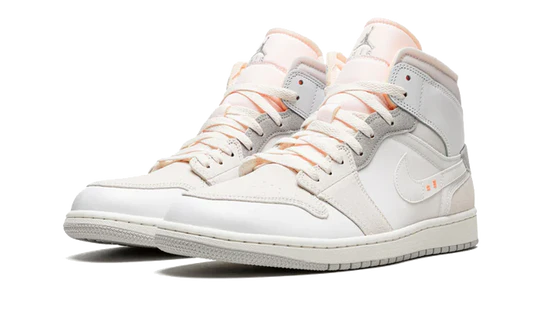 Air Jordan 1 Mid SE Craft Inside Out White Grey