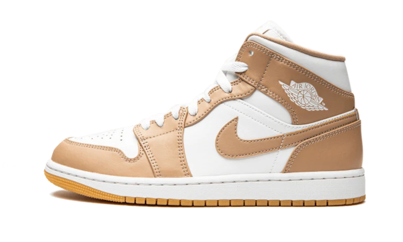 Air Jordan 1 Mid Tan Gum