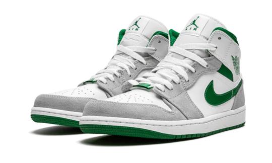 Air Jordan 1 Mid Grey Green