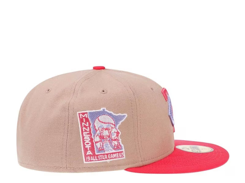 New Era Minnesota Twins All Star Game 1965 Lava Sands Edition 59Fifty Fitted Gorra