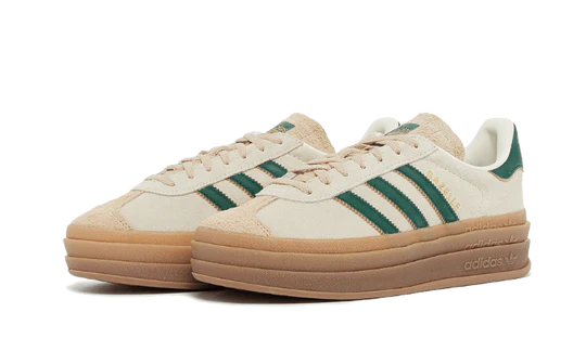 Adidas Gazelle Bold Magic Beige Collegiate Green