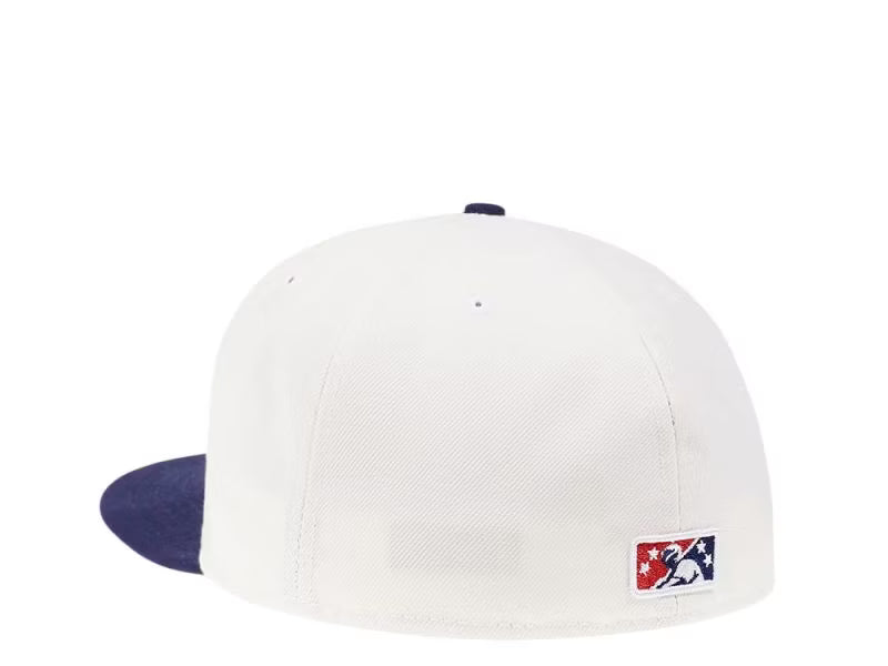 New Era Buffalo Bisons Metallic Cream Two Tone Edition 59Fifty Fitted Gorra