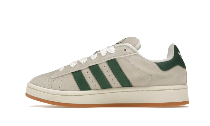 Adidas Campus 00s Crystal White Dark Green