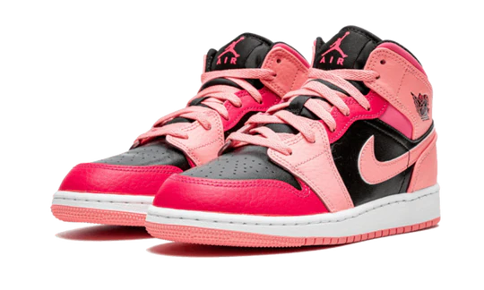 Air Jordan 1 Mid Coral Chalk Pink
