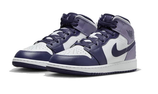 Jordan 1 Mid White Sky J Purple