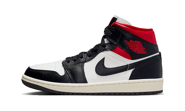 Air Jordan 1 Mid Gym Red Black White