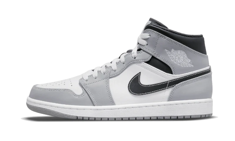 Air Jordan 1 Mid Light Smoke Grey Anthracite