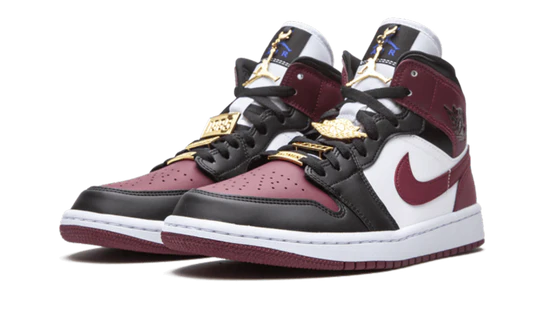 Air Jordan 1 Mid SE Black Dark Beetroot