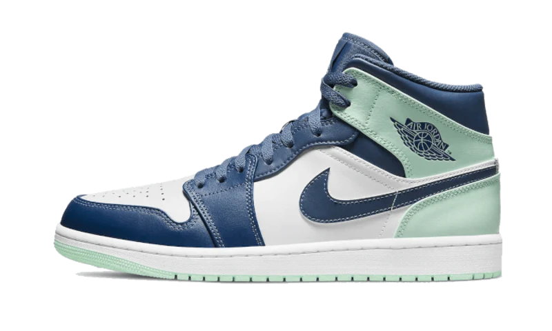 Air Jordan 1 Mid Mystic Navy Mint Foam