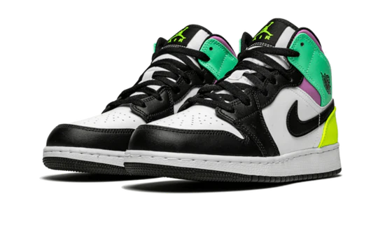 Air Jordan 1 Mid Pastel Black Toe