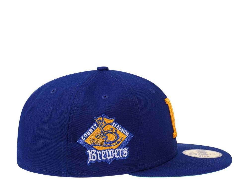 NEW ERA MILWAUKEE BREWERS COUNTY STADIUM 59FIFTY FITTED CAP