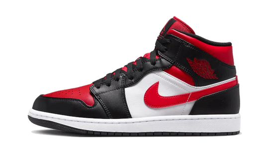 Air Jordan 1 Mid White Black Red