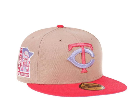 New Era Minnesota Twins All Star Game 1965 Lava Sands Edition 59Fifty Fitted Gorra