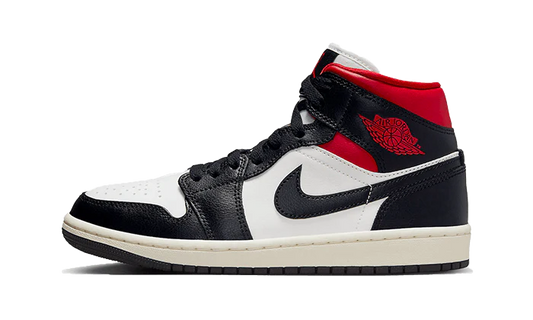 Air Jordan 1 Mid Black Gym Red