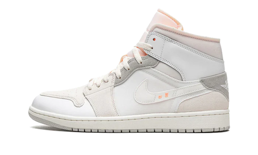 Air Jordan 1 Mid SE Craft Inside Out White Grey