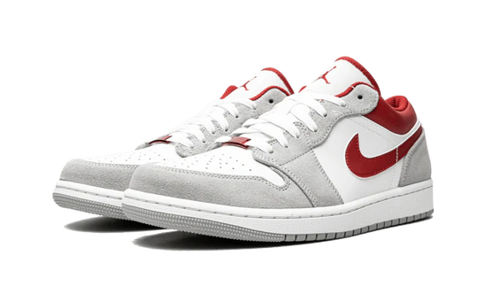 Air Jordan 1 Low SE Light Smoke Grey Gym Red