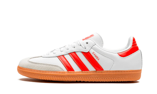 Adidas Samba OG White Solar Red Gum (Women's