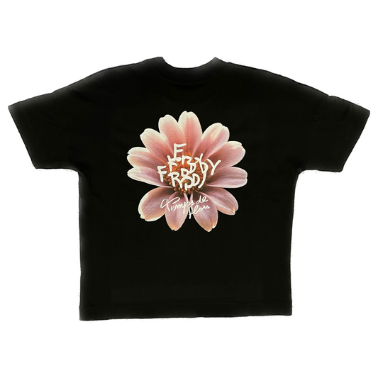 Flower Time Tee Black