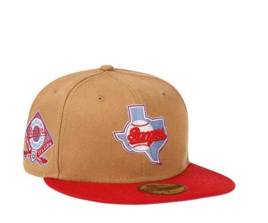 New Era Texas Rangers Arlington Stadium Two Tone Edition 59Fifty Fitted Gorra