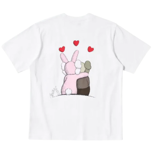 KAWS x Uniqlo Warhol T-shirt Pink