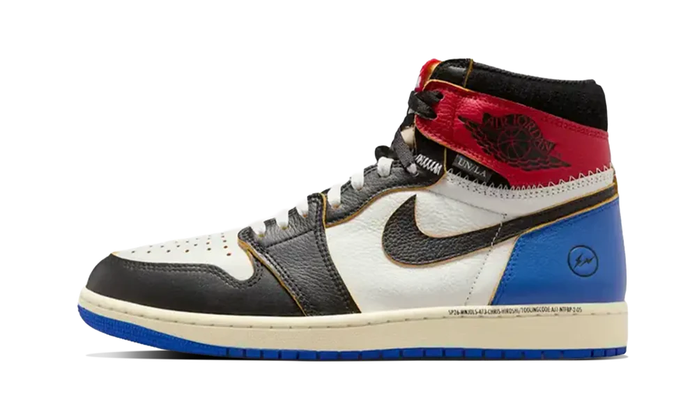 Air Jordan 1 Retro High OG SP Fragment x Union LA Varsity Red Sport Royal